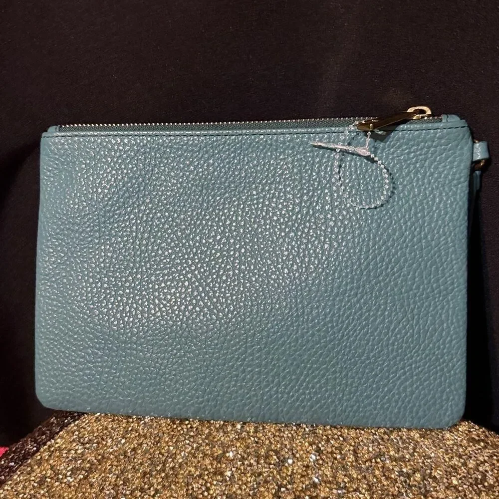 Fossil Women's Blue and Green Wallet-purses
